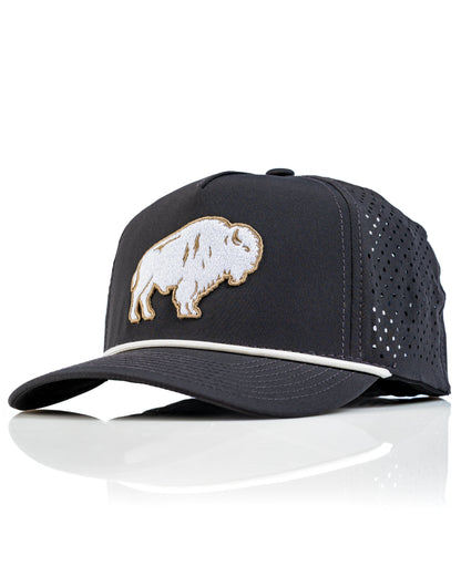 Perforated Rope Hat - Great White Buffalo