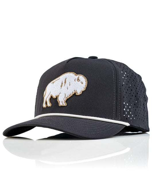 Perforated Rope Hat - Great White Buffalo