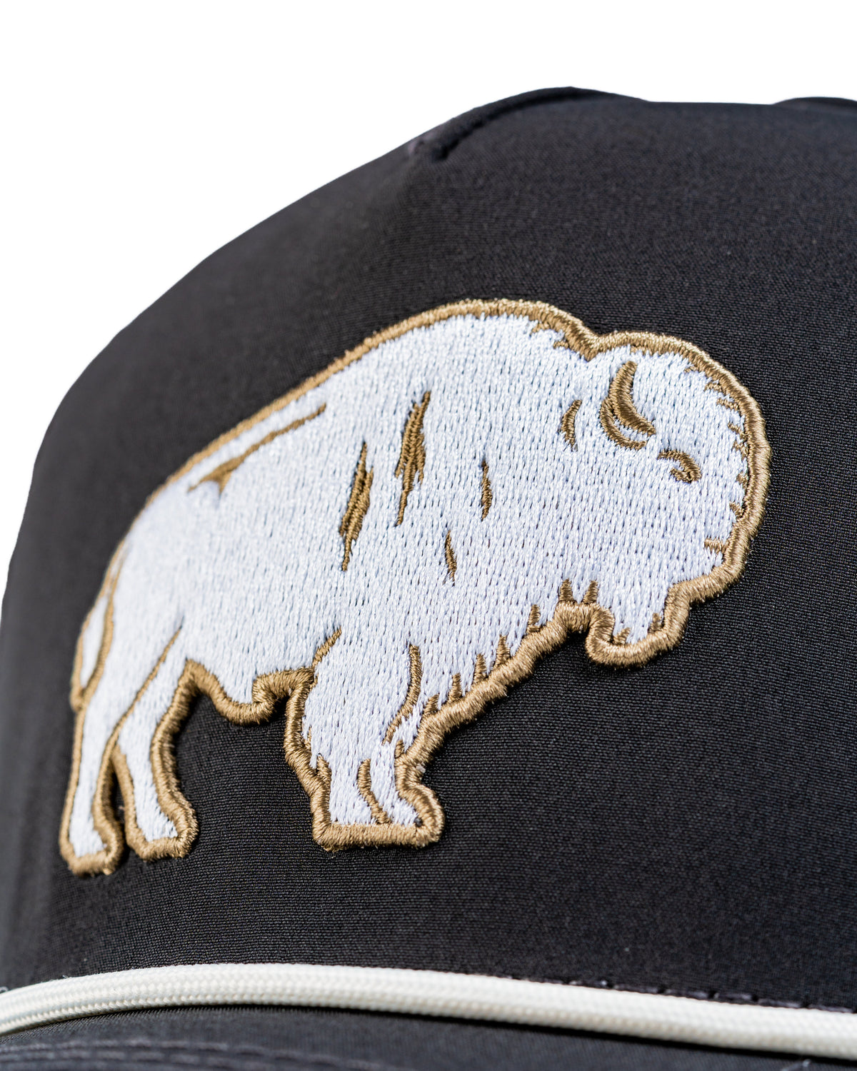 Perforated Rope Hat - Great White Buffalo