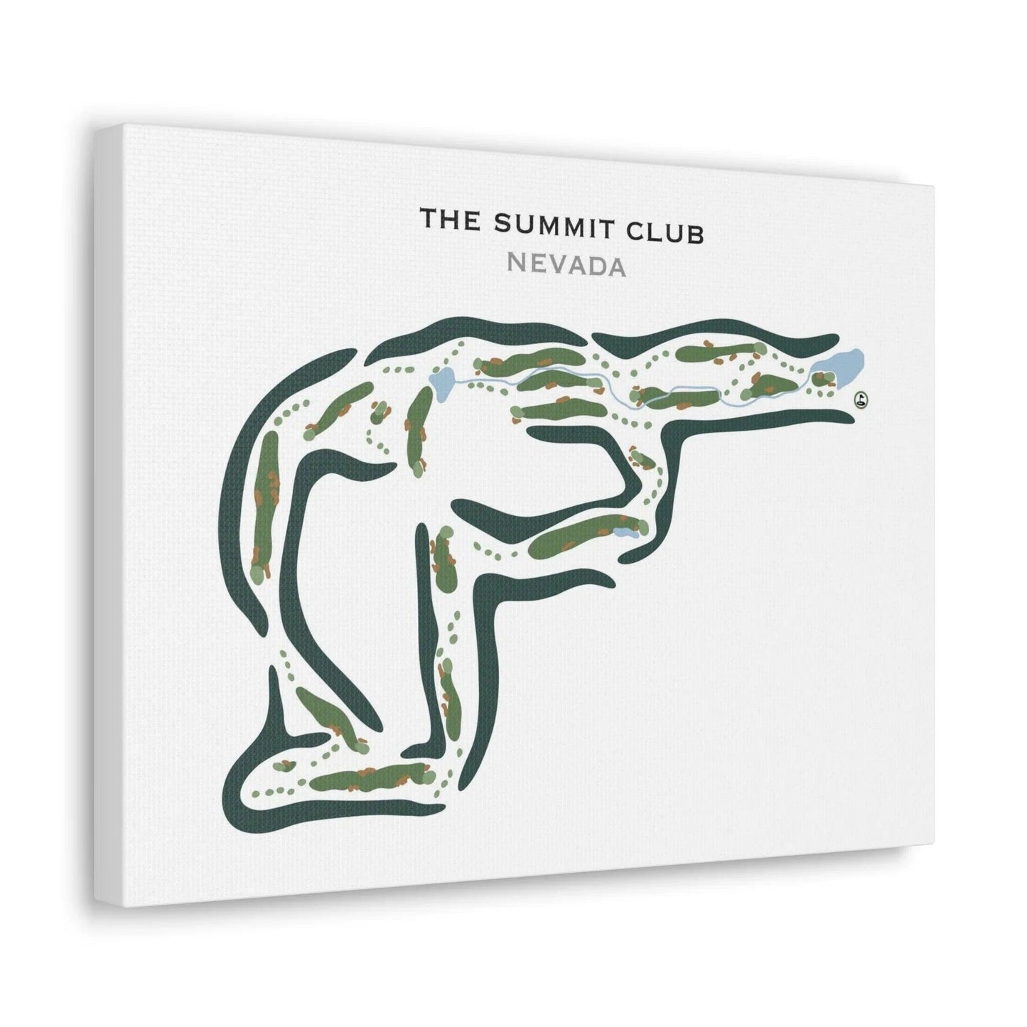 The Summit Club, Nevada - Printed Golf Courses