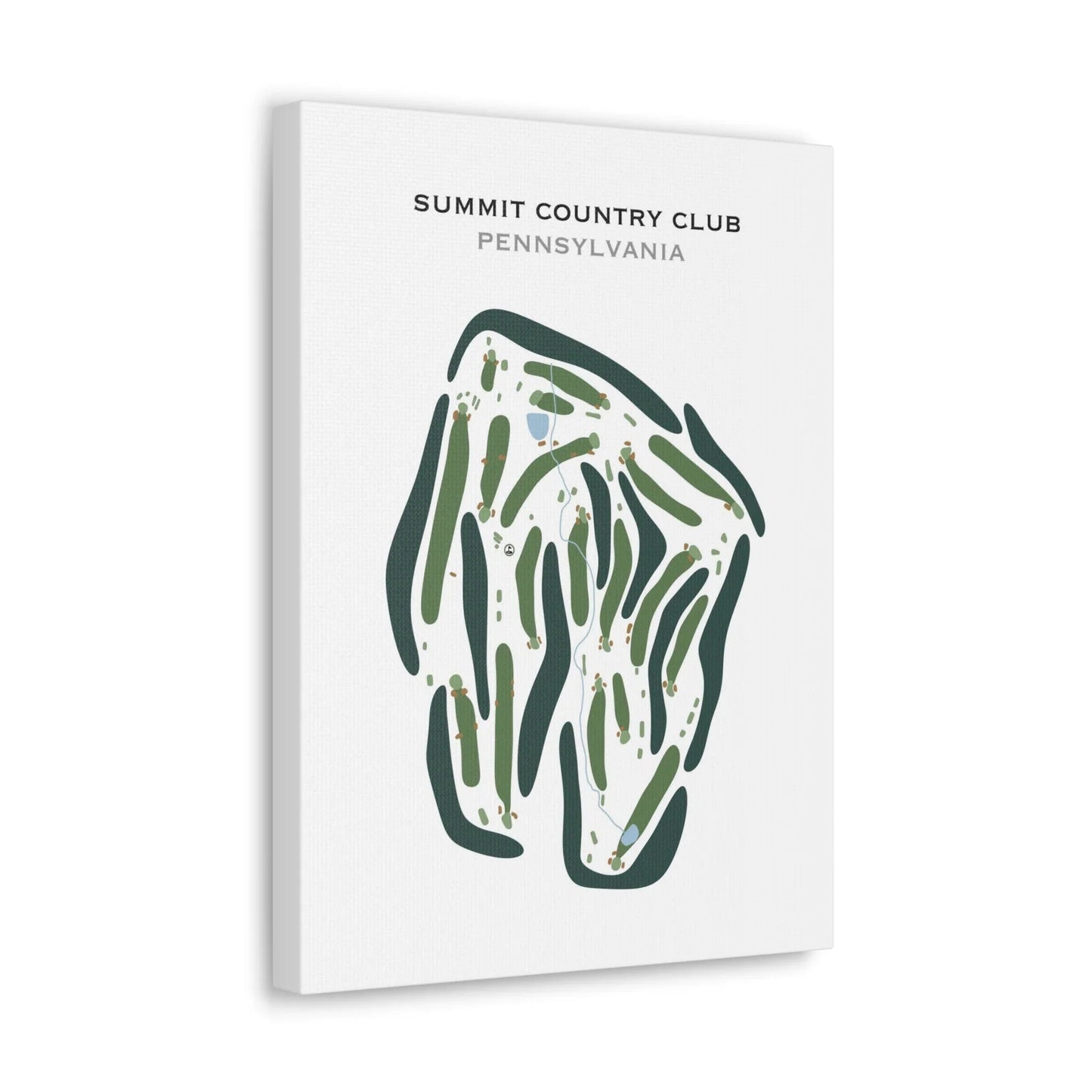 Summit Country Club, Pennsylvania - Printed Golf Courses