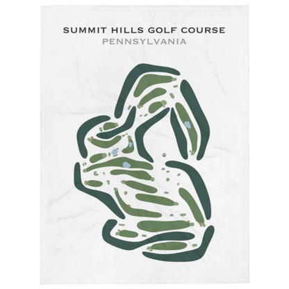 Summit Hills Golf Course, Pennsylvania - Printed Golf Courses