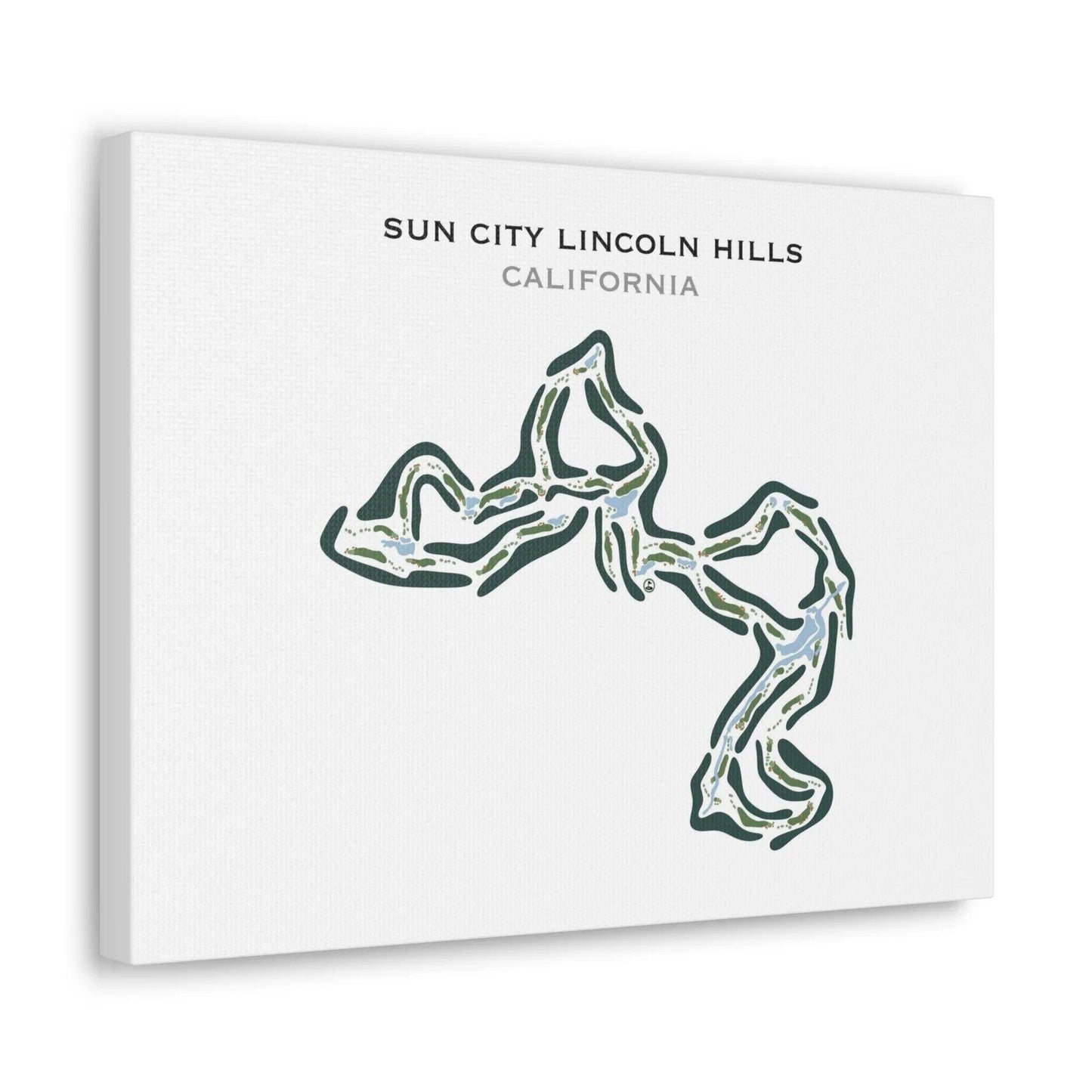Sun City Lincoln Hills, California - Printed Golf Course