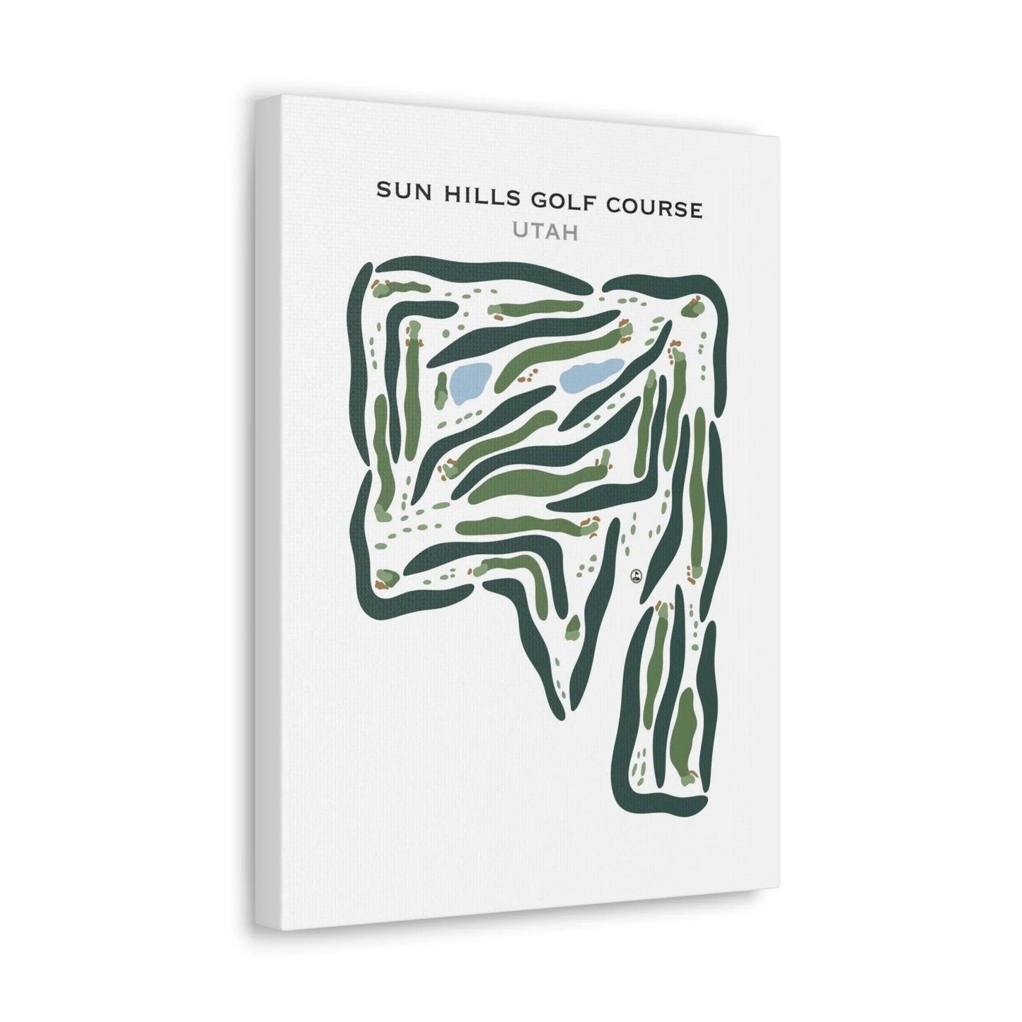 Sun Hills Golf Course, Layton Utah - Printed Golf Courses