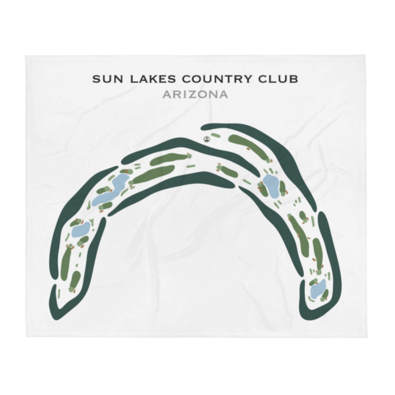 Sun Lakes Country Club, Arizona - Printed Golf Courses