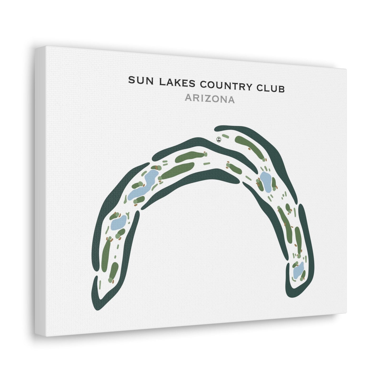Sun Lakes Country Club, Arizona - Printed Golf Courses