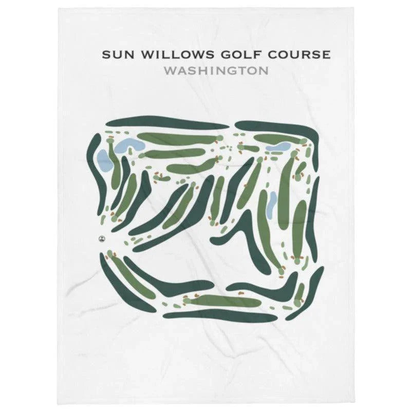 Sun Willows Golf Course, Washington - Printed Golf Course