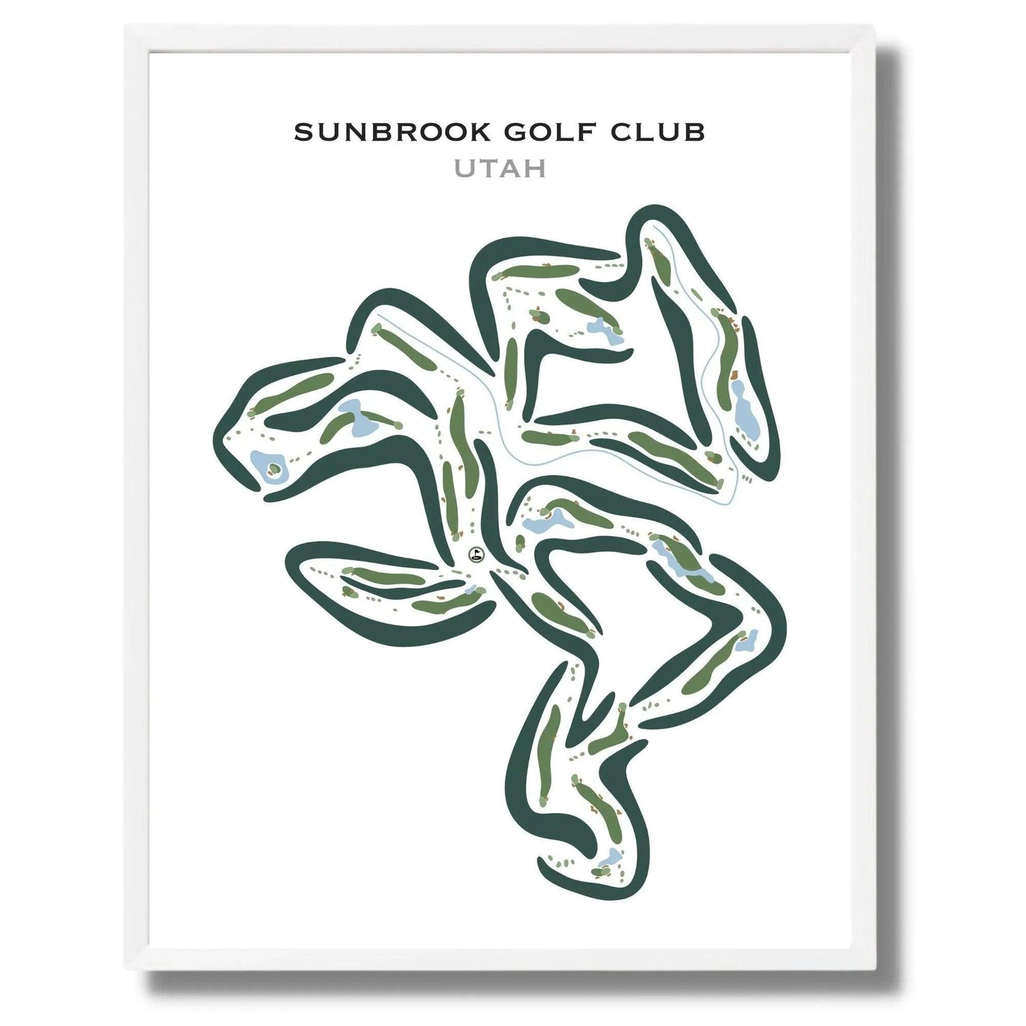 Sunbrook Golf Club, St George Utah - Printed Golf Courses