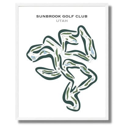 Sunbrook Golf Club, St George Utah - Printed Golf Courses