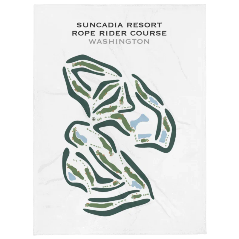 Suncadia Resort, Rope Rider Course, Washington - Printed Golf Course