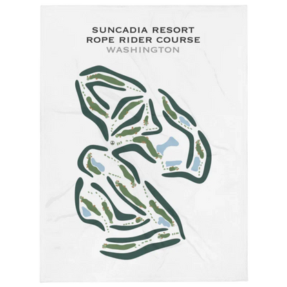 Suncadia Resort, Rope Rider Course, Washington - Printed Golf Course