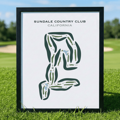 Sundale Country Club, California - Printed Golf Courses