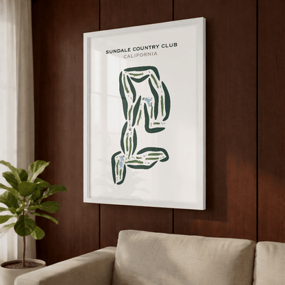 Sundale Country Club, California - Printed Golf Courses