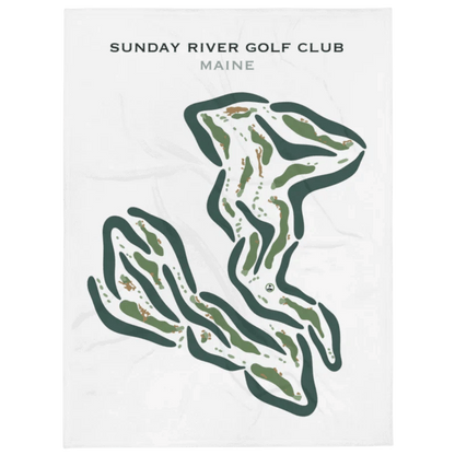 Sunday River Golf Club, Maine - Printed Golf Courses