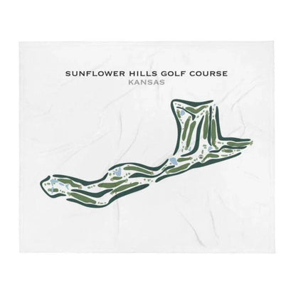 Sunflower Hills Golf Course, Kansas - Printed Golf Courses