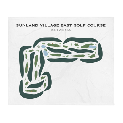 Sunland Village East Golf Course, Arizona - Printed Golf Courses