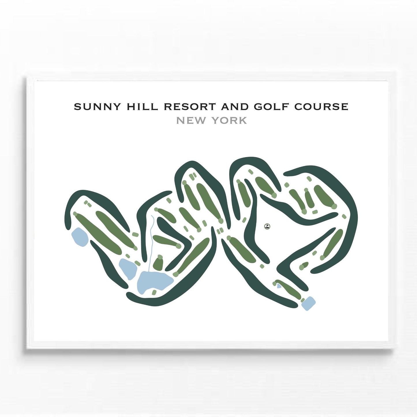 Sunny Hill Resort & Golf Course, New York - Printed Golf Courses