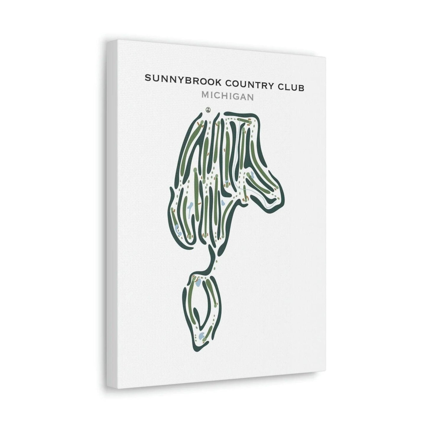 Sunnybrook Country Club, Michigan - Printed Golf Courses