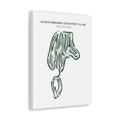 Sunnybrook Country Club, Michigan - Printed Golf Courses