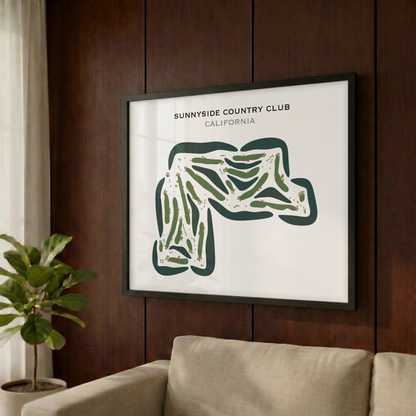 Sunnyside Country Club, California - Printed Golf Courses
