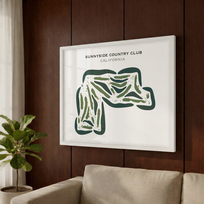 Sunnyside Country Club, California - Printed Golf Courses