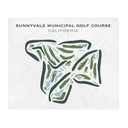 Sunnyvale Municipal Golf Course, California - Printed Golf Courses