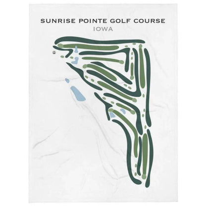Sunrise Pointe Golf Course, Iowa - Printed Golf Courses