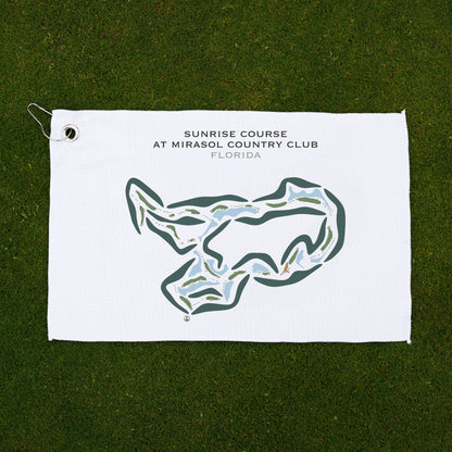 Sunrise Course at Mirasol Country Club, Florida - Printed Golf Courses