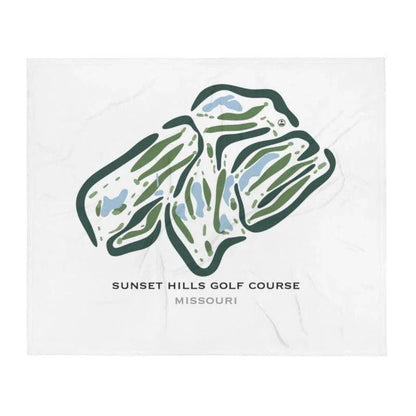 Sunset Hills Golf Course, Missouri - Printed Golf Courses