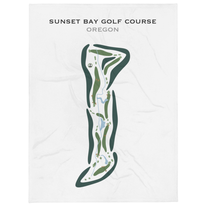 Sunset Bay Golf Course, Oregon - Printed Golf Courses