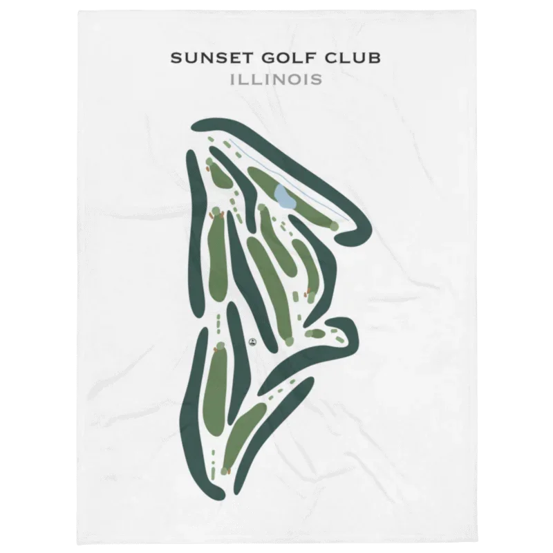 Sunset Golf Club, Illinois - Printed Golf Courses