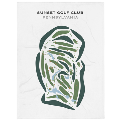 Sunset Golf Club, Pennsylvania - Printed Golf Courses