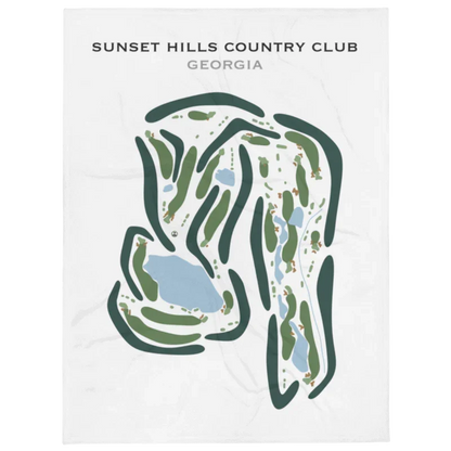 Sunset Hills Country Club, Georgia - Printed Golf Courses