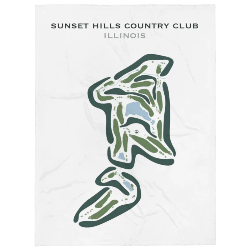 Sunset Hills Country Club, Illinois - Printed Golf Courses