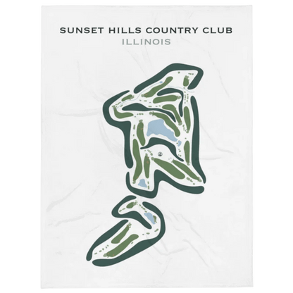 Sunset Hills Country Club, Illinois - Printed Golf Courses