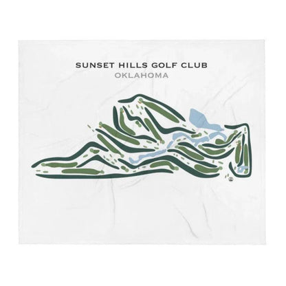 Sunset Hills Golf Club, Oklahoma - Printed Golf Courses