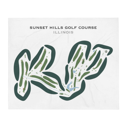 Sunset Hills Golf Course, Illinois - Printed Golf Courses