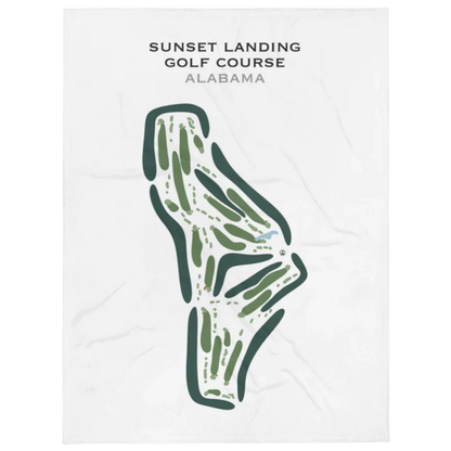 Sunset Landing Golf Course, Alabama - Printed Golf Courses