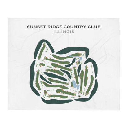 Sunset Ridge Country Club, Illinois - Printed Golf Courses
