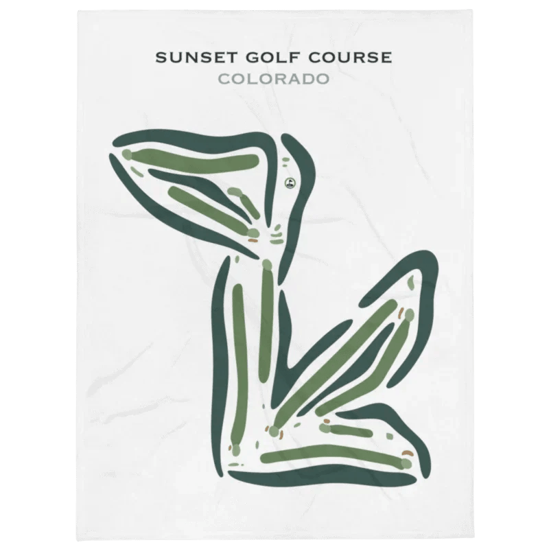 Sunset Golf Course, Colorado - Printed Golf Courses