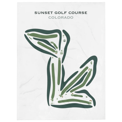 Sunset Golf Course, Colorado - Printed Golf Courses