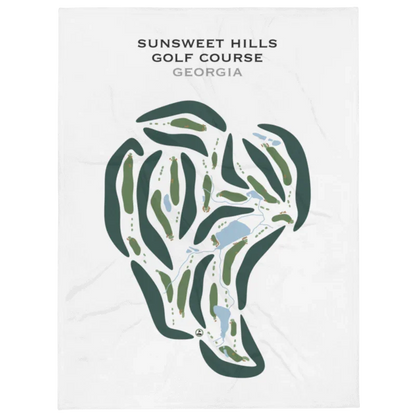 Sunsweet Hills Golf Club, Georgia - Printed Golf Courses