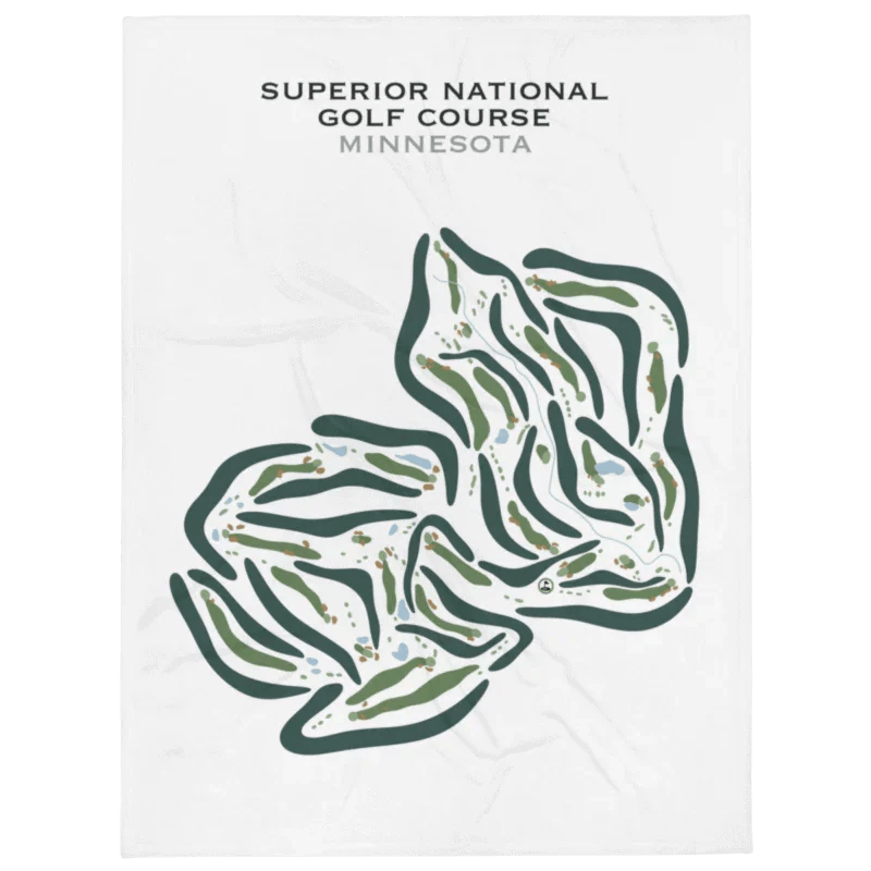 Superior National Golf Course, Minnesota - Printed Golf Courses