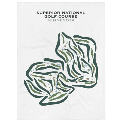 Superior National Golf Course, Minnesota - Printed Golf Courses