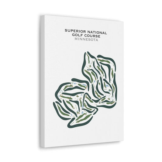 Superior National Golf Course, Minnesota - Printed Golf Courses