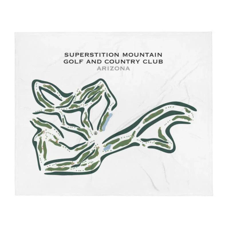 Superstition Mountain, Arizona - Printed Golf Courses