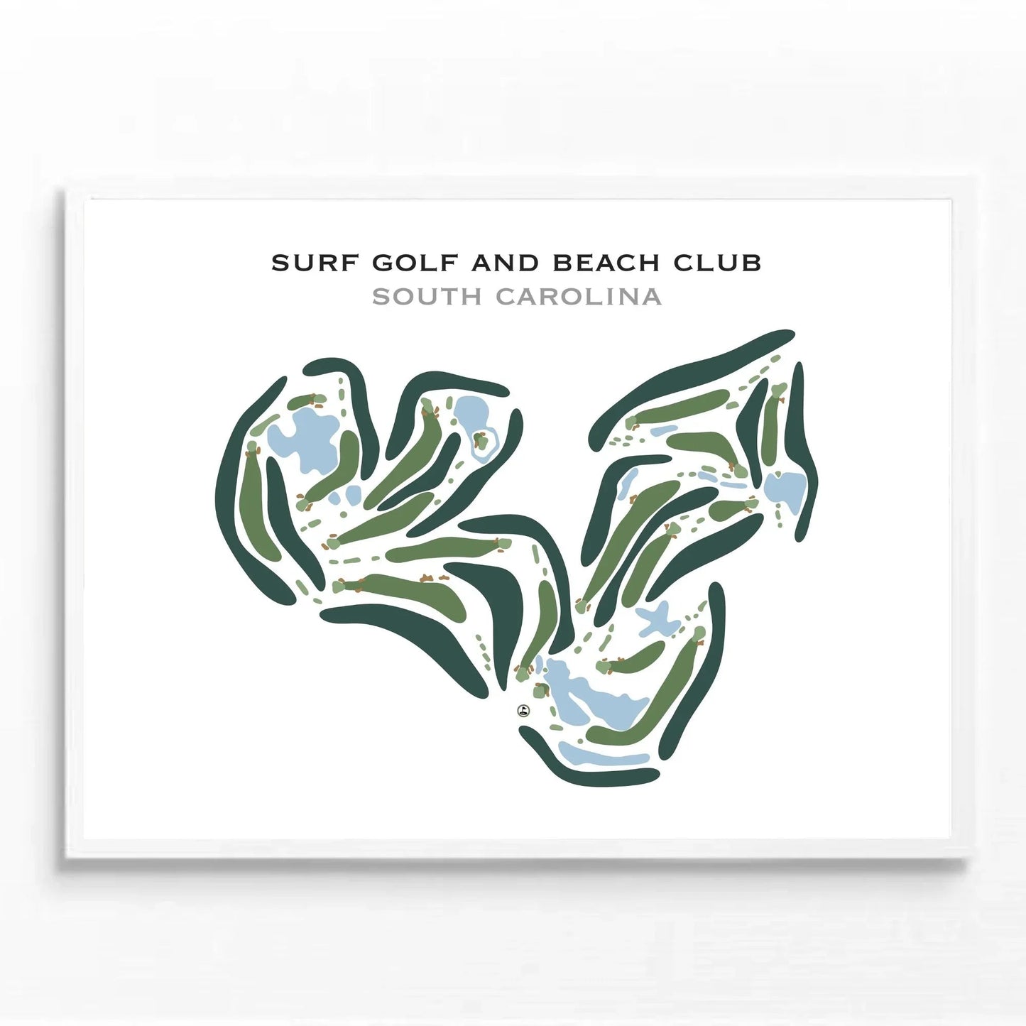 Surf Golf & Beach Club, South Carolina - Printed Golf Course