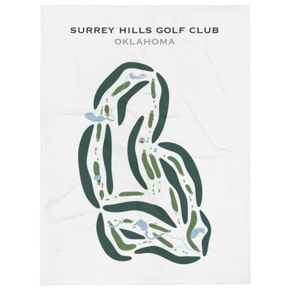 Surrey Hills Golf Club, Oklahoma - Printed Golf Courses