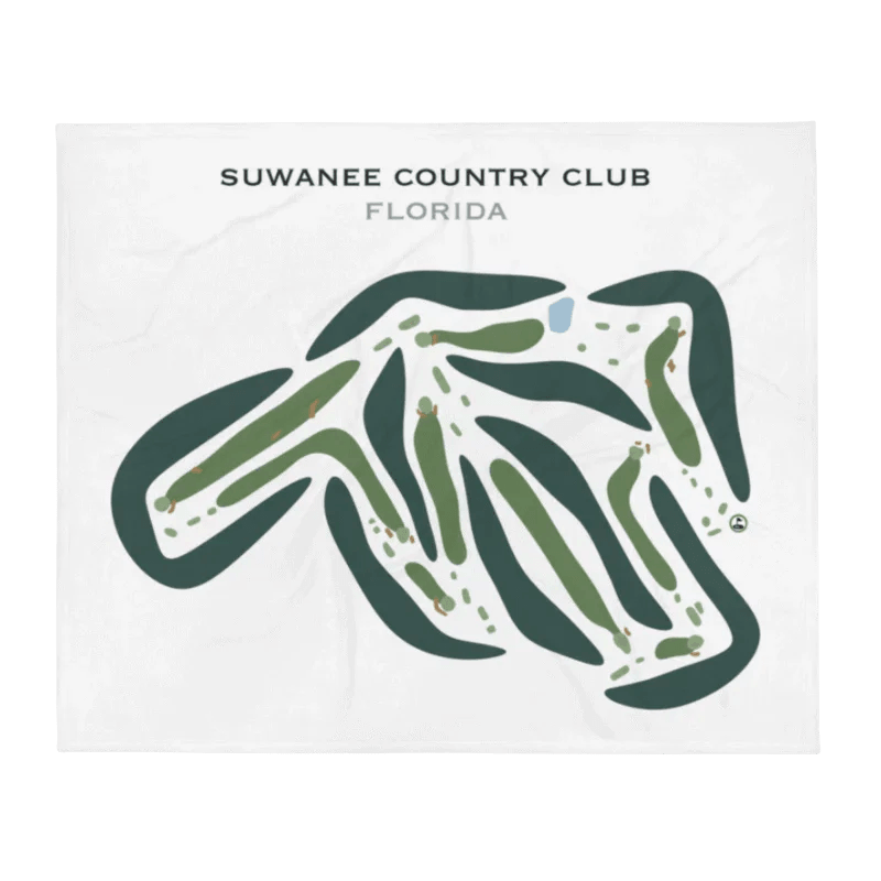 Suwannee Country Club, Florida - Printed Golf Course