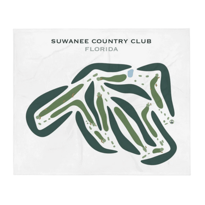 Suwannee Country Club, Florida - Printed Golf Course
